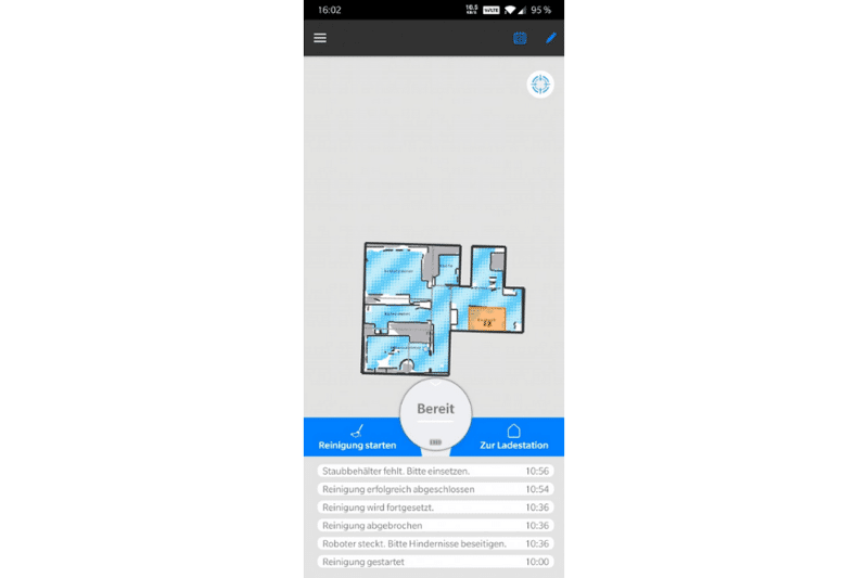 Fehlermeldung als Push-Nachricht auf dem Handy